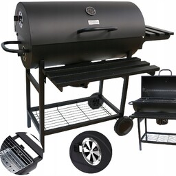 Duży Grill Ogrodowy Landgraf Półki Popielnik