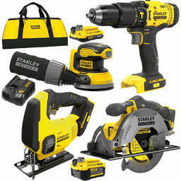 Zestaw elektronarzędzi 4-narzędzia 18V Fatmax V20 Stanley SFMCK412MDS