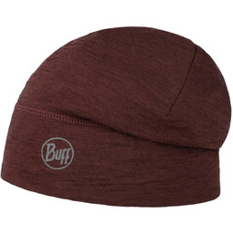 Czapka Lightweight Beanie Merino One-Layer by BUFF, bordowy,