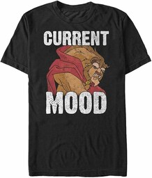 Disney Męski T-shirt Beauty And The Beast Current