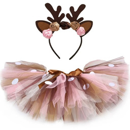 Strój Kostium Renifer Jeleń Sarenka Bambi Spódnica Tutu