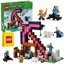 Lego Minecraft Kilofowa Kopalnia 21277 Duży Zestaw Torba