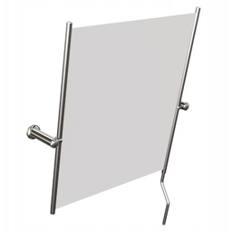 Lustro uchylne z rączką dla niepełnosprawnych 50x60 chrom