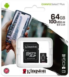 Karta pamięci Kingston Canvas Select Plus microSD (microSDXC)