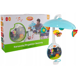 Karuzela Projektor Sensory z pilotem Dumel