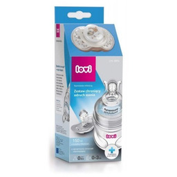 Lovi zestaw chroniący odruch ssania butelka 150ml +smoczek