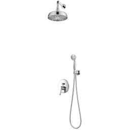 Omnires system podtynkowy prysznicowy chrom Art Deco SYSAD25CR