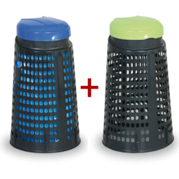 Plastikowy kosz na worki na odpady 120 L