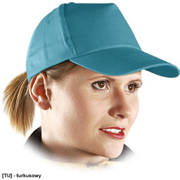 CZ - Czapka z daszkiem - turkusowy 57-61