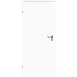 Skrzydło drzwiowe 80L pełne biały lakierowane 2 zawiasy