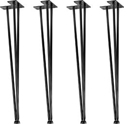 4x METALOWE NOGI STOŁU HAIRPIN LEGS 60 CM