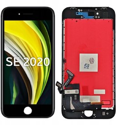 WYŚWIETLACZ EKRAN LCD DO IPHONE SE 2020 CZARNY