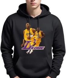 Bluza Męska Z Kapturem Kobe Bryant Lakers Koszykówka
