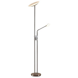 Lindby - Jonne LED Lampa Podłogowa Satin Nickel