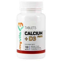 Suplement diety, Wapń Calcium(Cytrynian wapnia) + witamina D3