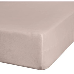 EUROFIRANY Prześcieradło Jersey1 90 x 200 cm Beżowy