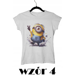 T-SHIRT KOSZULKA DAMSKA BAJKA KRESKÓWKA MINIONEK MINIONKI MINION
