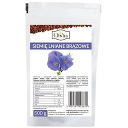 OLVITA Siemię lniane brązowe, 500g