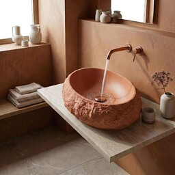 Rea Umywalka nablatowa Rea Mika Terracotta