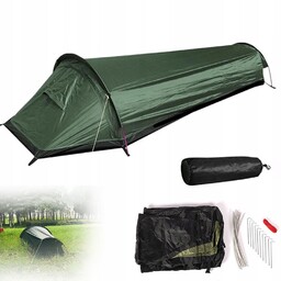 Namiot 1-OSOBOWY Tunelowy Kempingowy Ultralight