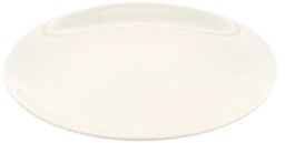 TALERZ PŁYTKI BEZ RANTU CREMA 25 cm PORCELANA