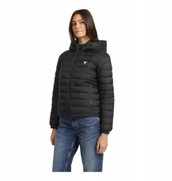 Guess Kurtka Damska Gj Hooded Puffer Czarna R.S