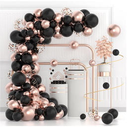 Zestaw balonów do girlandy balonowej złoty róż -