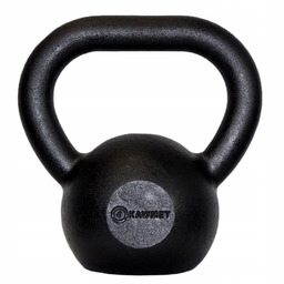 Kettlebell 20kg szerokie ucho żeliwny kettle odważnik obciążenie