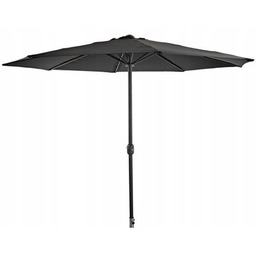 BLACK FOREST Parasol ogrodowy L-0720-3M 300 cm Grafitowy