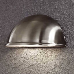 Konstsmide Kinkiet zewnętrzny TORINO, możliwość ściemniania, aluminiowy /