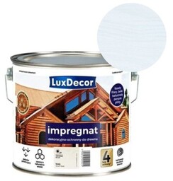 LUXDECOR Impregnat dekoracyjno-ochronny biały 2,7L