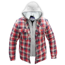 Bluza flanelowa ocieplana z kapturem BH63KF- XL rozmiar