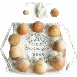 Wooden Story Drewniana gra Boule 9 kul