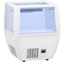 Lodówka chłodziarka na napoje cateringowa otwarta na kółkach