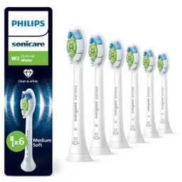 Philips Sonicare W2 Optimal White HX6066/87 6szt. Końcówka