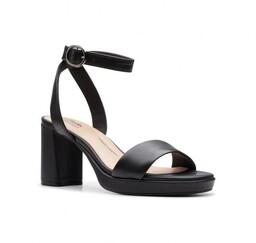 Clarks AmbyrLyn Bay [black leather] - rozmiar 37