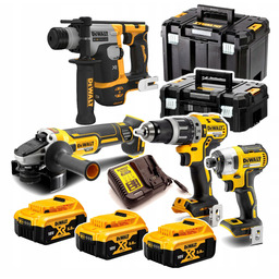 Zestaw 4 Narzędzi DeWalt DCK422P3T 18V Bezszczo DCG405