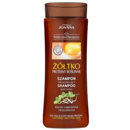 JOANNA Tradycyjna Receptura Żółtko Proteiny roślinne Szampon pielęgnujący
