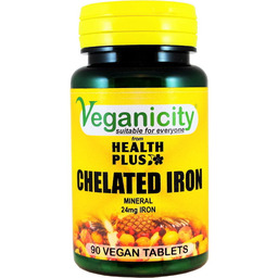 Suplement diety, Veganicity, chelat żelaza dla wegan, 90