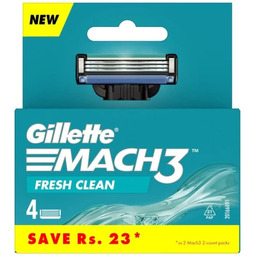 Gillette Mach 3 Wkład do maszynki 4szt.