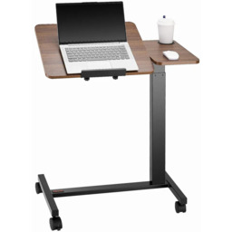 Mobilny stolik pod laptopa nad łóżko, drewniany, czarny,