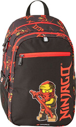 Plecak szkolny LEGO POULSEN Extended NINJAGO - red