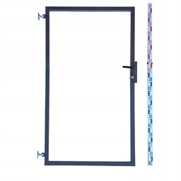 Furtka 170cm antracyt grafit Ramka RAL7016 ogrodzeniowa 173cm