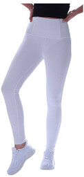 Białe legginsy damskie