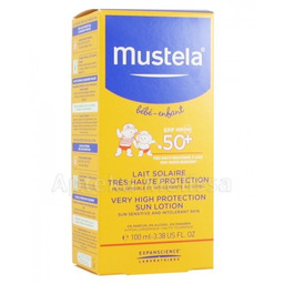 Mustela Bebe Mleczko przeciwsłoneczne SPF 50+, 100 ml