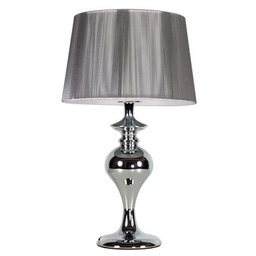 Lampka gabinetowa GILLENIA 40 cm 1x60W E27 srebrna