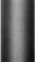 Tiul gładki czarny - 30 cm x 9