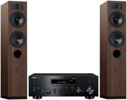 Zestaw stereo YAMAHA MusicCast R-N600A Czarny + Indiana