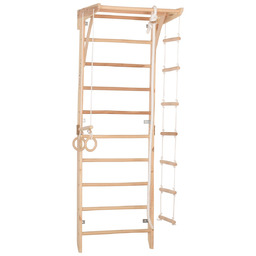 Drewniana drabinka gimnastyczna Rinagym - Domowy zestaw sportowy