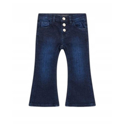 Guess Spodnie Jeansowe Dziewczęce Dzwony Z Naszywką 88-94